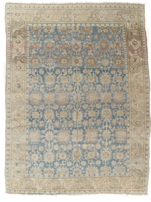 Light Blue Russian Kazak design rug 8' X 11'